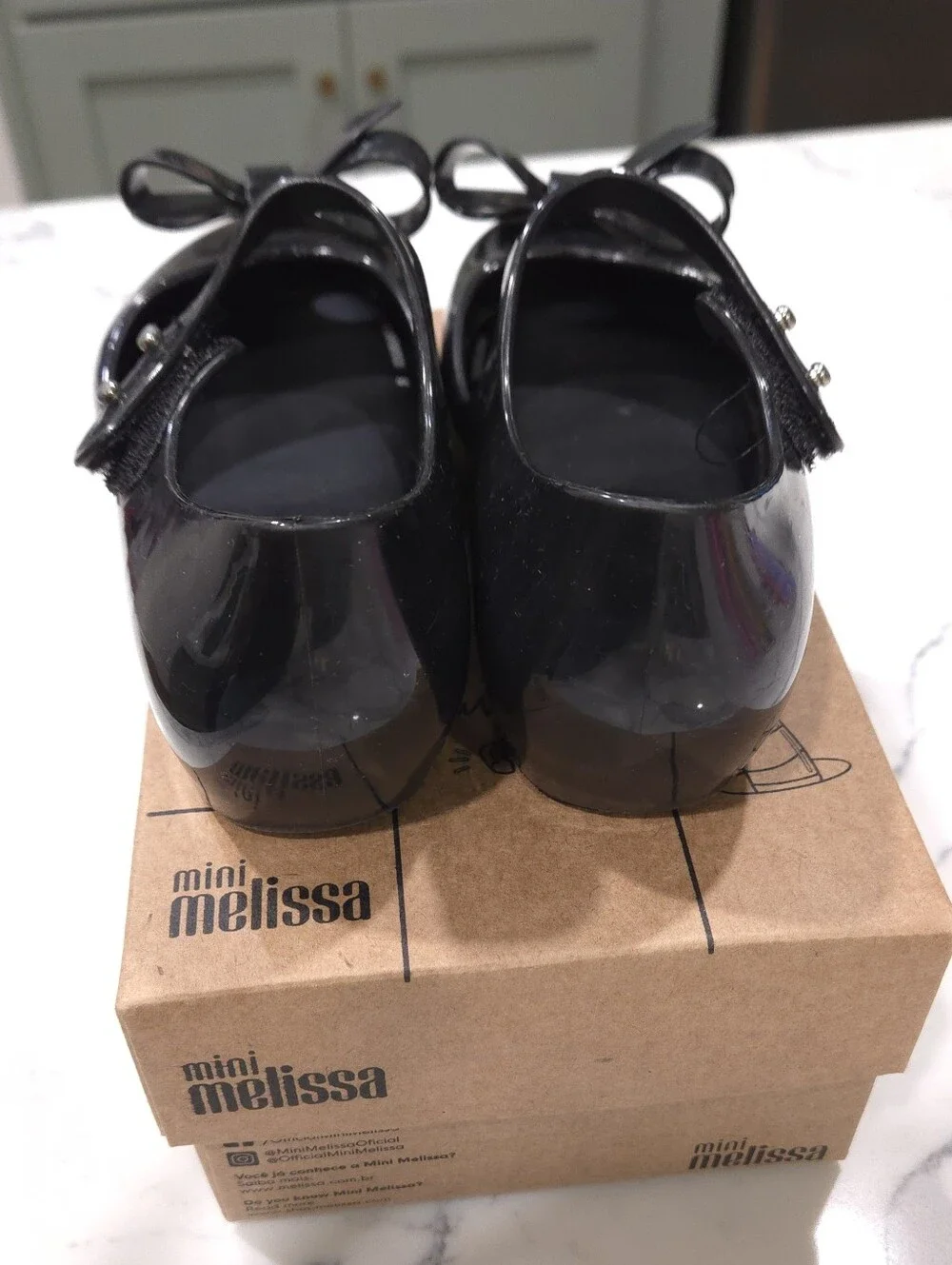 Mini Melissa ULTRA GIRL BOW In Black